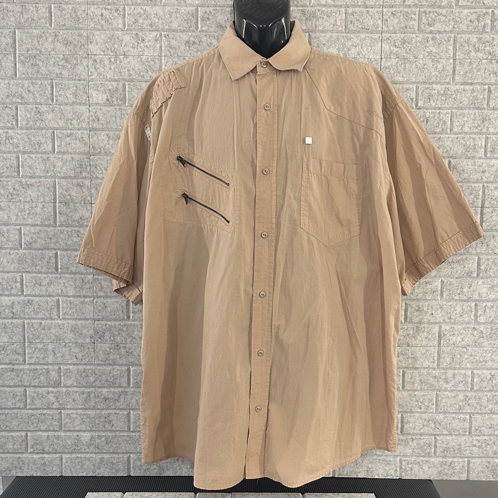 Rocawear button-up shirt Size 4X 100% Cotton